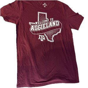 Texas A&M Aggies Fanatics Welcome To Aggieland Shirt Size M